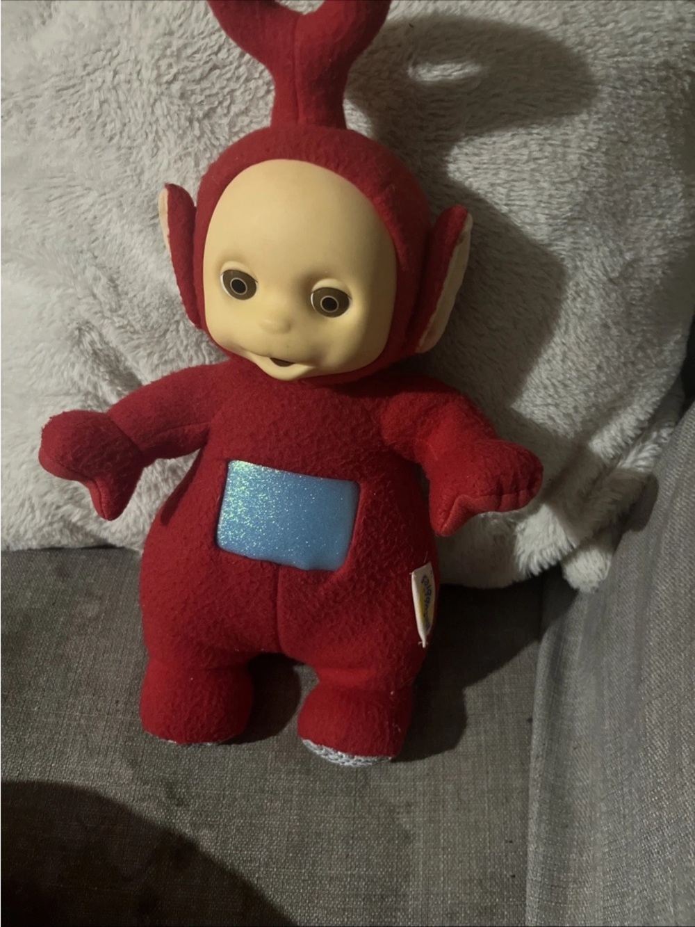 Vintage 1998 Teletubbies Talking Plush Red Po Playskool